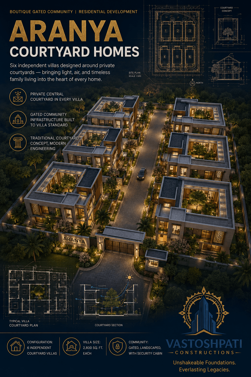 Aranya Courtyard Homes — a Vastoshpati Constructions residential development